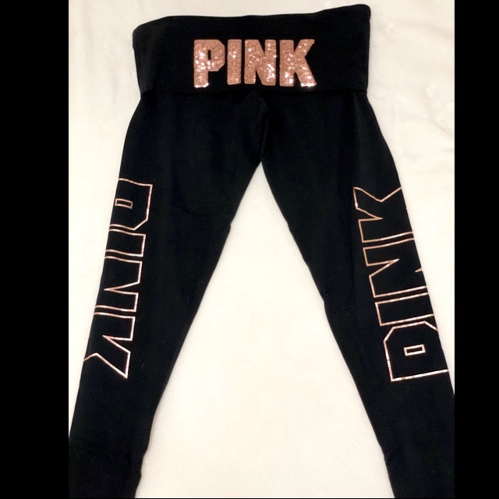 VS Pink Yoga Leggings